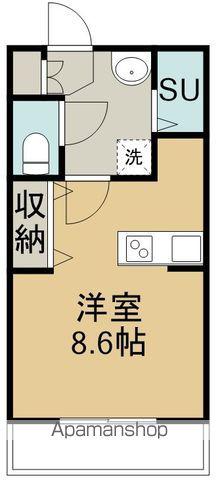サンフルト(1K/2階)の間取り写真