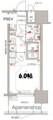MAXIV新栄(1K/2階)の間取り写真