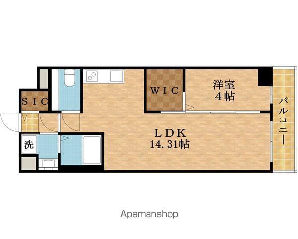 LEGALANDプラス猫 MIYAKOJIMA(1LDK/8階)の間取り写真