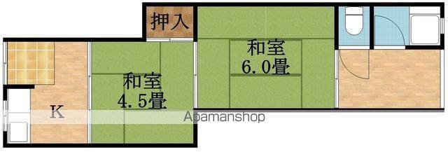 藤田文化1号棟(2K/1階)の間取り写真
