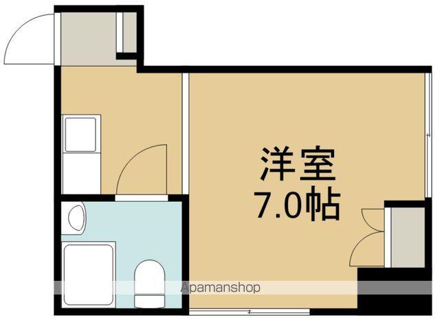 クレール小林(ワンルーム/2階)の間取り写真