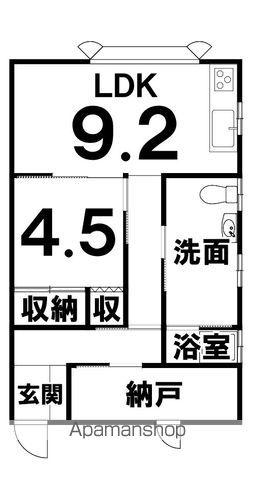 Ｙ清流東１丁目住宅(1LDK)の間取り写真