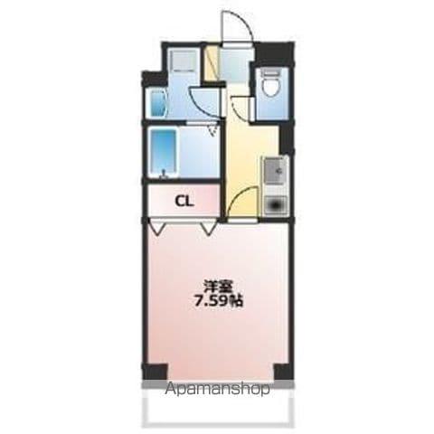 BLUE SQEARE(1K/2階)の間取り写真