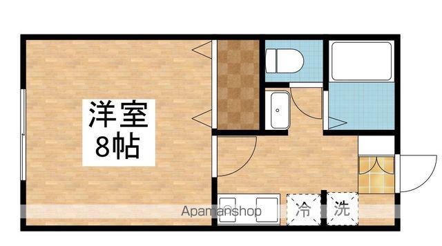 グランシャリオ(1K/1階)の間取り写真