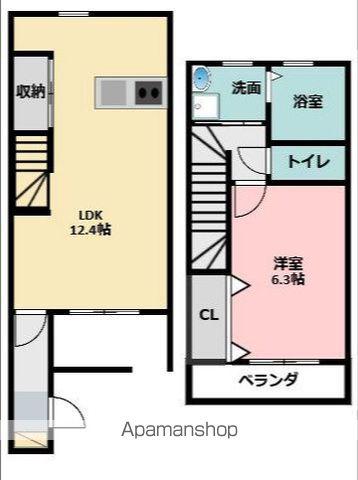 ＰＩＴＴＯ(1LDK)の間取り写真