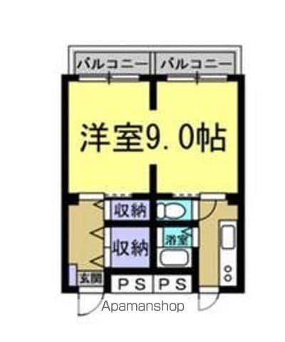ロイヤルハイツウエダ(1K/1階)の間取り写真