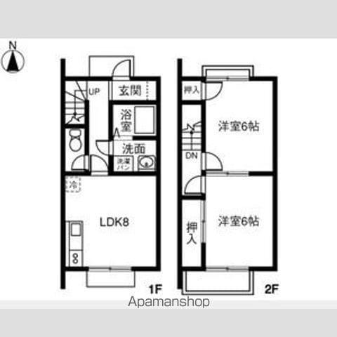ＤＵＰＬＥＸ国王５(2LDK)の間取り写真