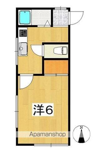 メゾン・ジュネス(1K/2階)の間取り写真