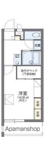 レオパレスドリーム(1K/3階)の間取り写真