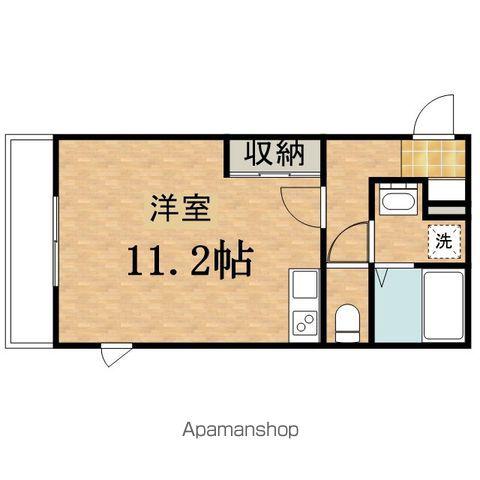 ヒルズ豊田(ワンルーム/3階)の間取り写真