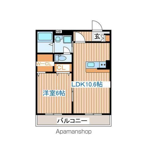 プライムレジデンス神明町(1LDK/5階)の間取り写真
