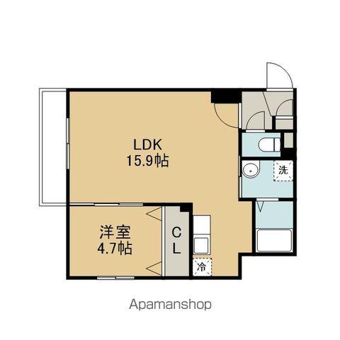 センチュリー北斗Ⅱ(1LDK/3階)の間取り写真