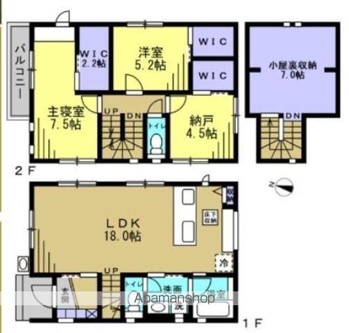 総武本線 津田沼駅 徒歩9分 2階建 築1年(2SLDK)の間取り写真