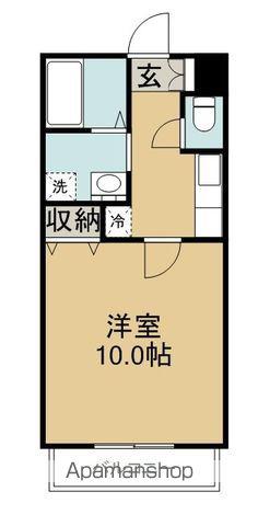 サンヴィレッジ泉崎(1K/2階)の間取り写真
