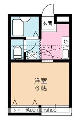 エステートトゥエルブ(1K/1階)の間取り写真
