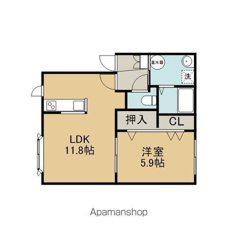 センチュリーG(1LDK/2階)の間取り写真