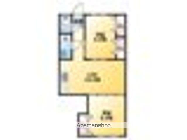 コーポ千代荘(2LDK/1階)の間取り写真