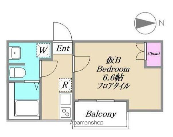 アーバンリーフ小岩(1K/1階)の間取り写真