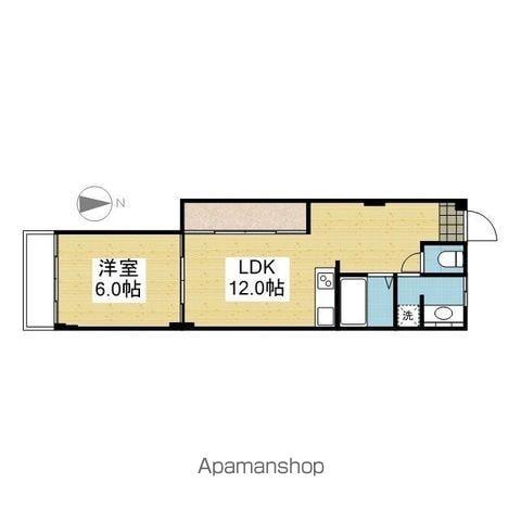 ピカデリーサーカス7ラック(1LDK/2階)の間取り写真