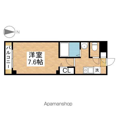 アミュズマン亀城(1K/3階)の間取り写真