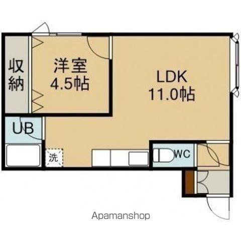 ハイツパコ(1LDK/1階)の間取り写真
