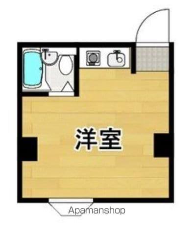 ホワイトコーポ南住吉(ワンルーム/1階)の間取り写真