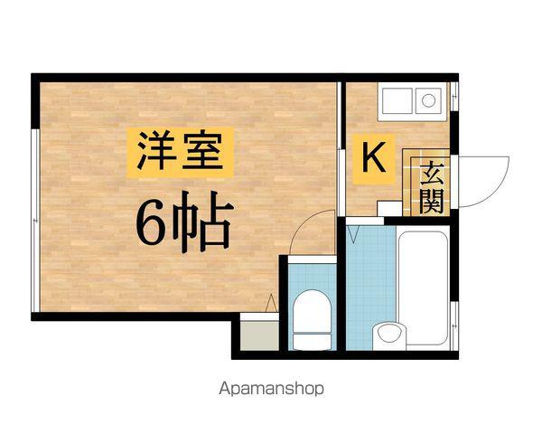 ハイツ イシカワ(1K/1階)の間取り写真