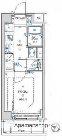 レヴィーガ練馬春日町駅前(1K/1階)の間取り写真