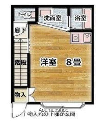 ジュネスクリエイトJ(ワンルーム/2階)の間取り写真