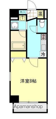 ノーブルヒルズ(1K/2階)の間取り写真