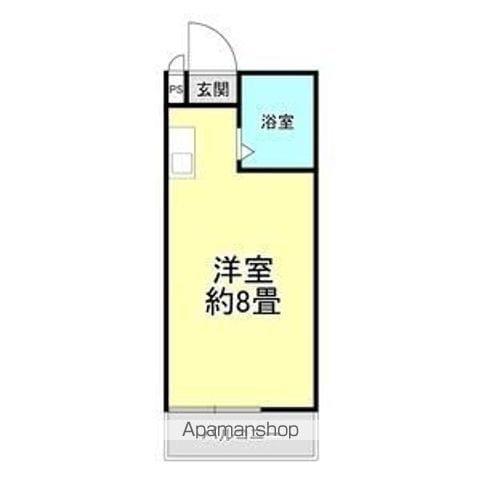 三松ハイツ(ワンルーム/3階)の間取り写真