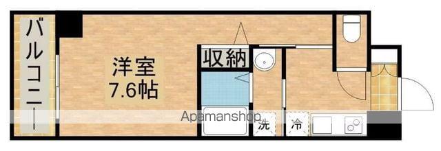 メインステージ立川(1K/5階)の間取り写真