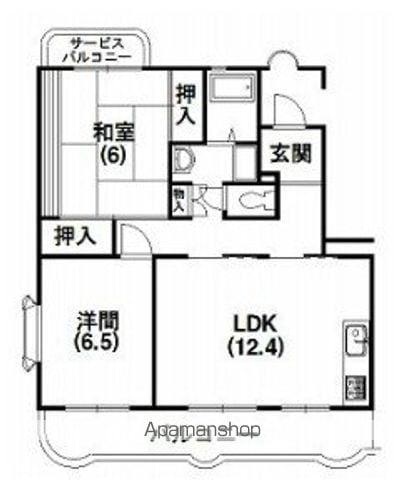 カーサフォルテ(3DK/3階)の間取り写真