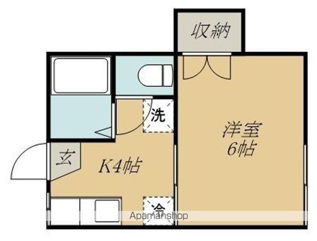 CASA瑞兆(1K/1階)の間取り写真