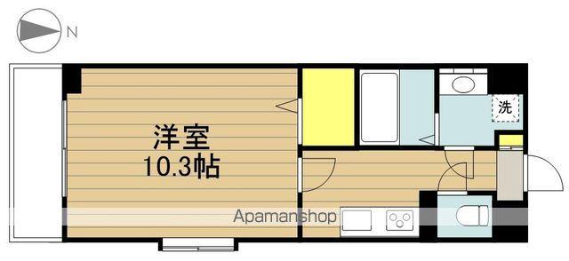 エスポワール YM(1K/2階)の間取り写真