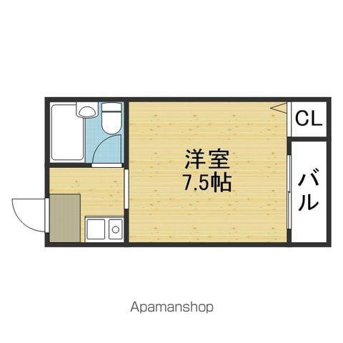 大阪スペリオール石田(ワンルーム/3階)の間取り写真