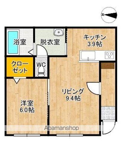 北海道帯広市 3階建 新築(1LDK/1階)の間取り写真