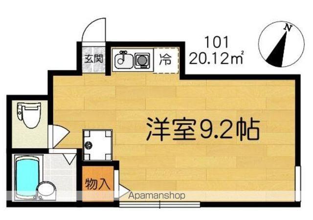 アイコート駒澤大学(ワンルーム/1階)の間取り写真