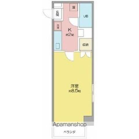 フォレスト今池(1K/7階)の間取り写真