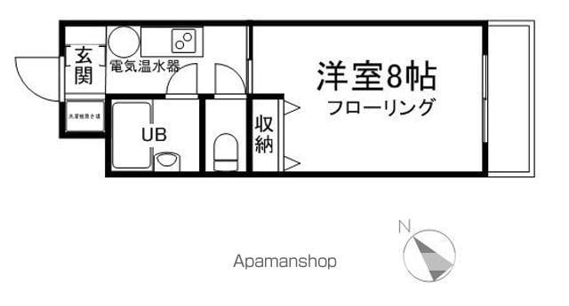 コーポ吉井(1K/3階)の間取り写真