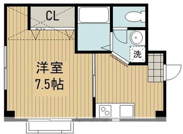 コーポSCL(1K/3階)の間取り写真
