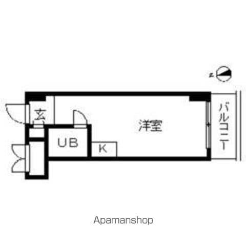 TOP池袋(ワンルーム/5階)の間取り写真