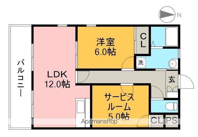 ブライズ西巣鴨(1SLDK/3階)の間取り写真