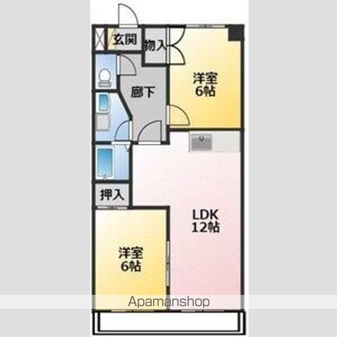 C・ISLAND 14(2LDK/4階)の間取り写真