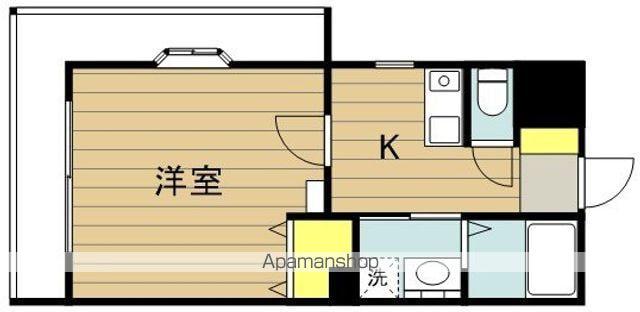 フィオーレ(1K/2階)の間取り写真