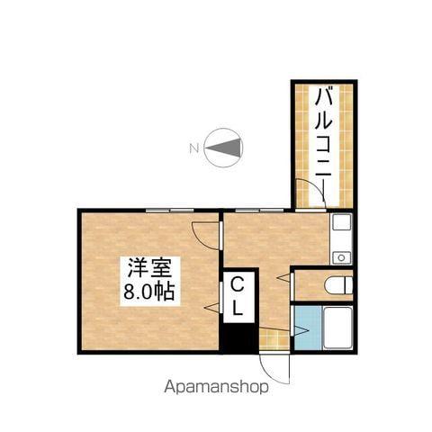 田中ビル(1K/4階)の間取り写真