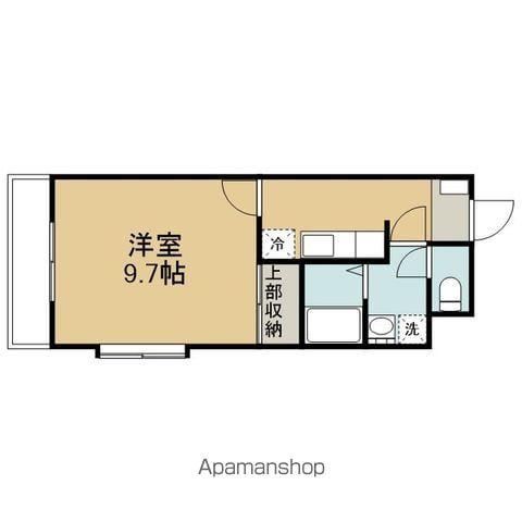 ベターアール津志田(1K/2階)の間取り写真