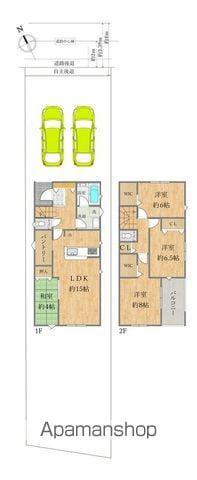 紀勢本線 紀三井寺駅 徒歩29分 2階建 築1年(4LDK)の間取り写真