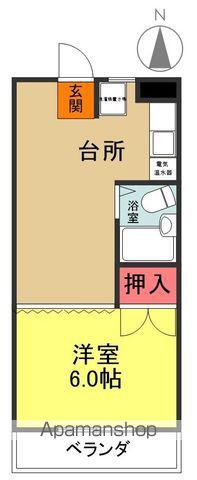CASA DELLA LUNA(1DK/3階)の間取り写真