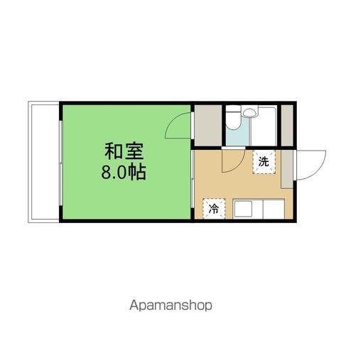 シャルム小野(1K/2階)の間取り写真